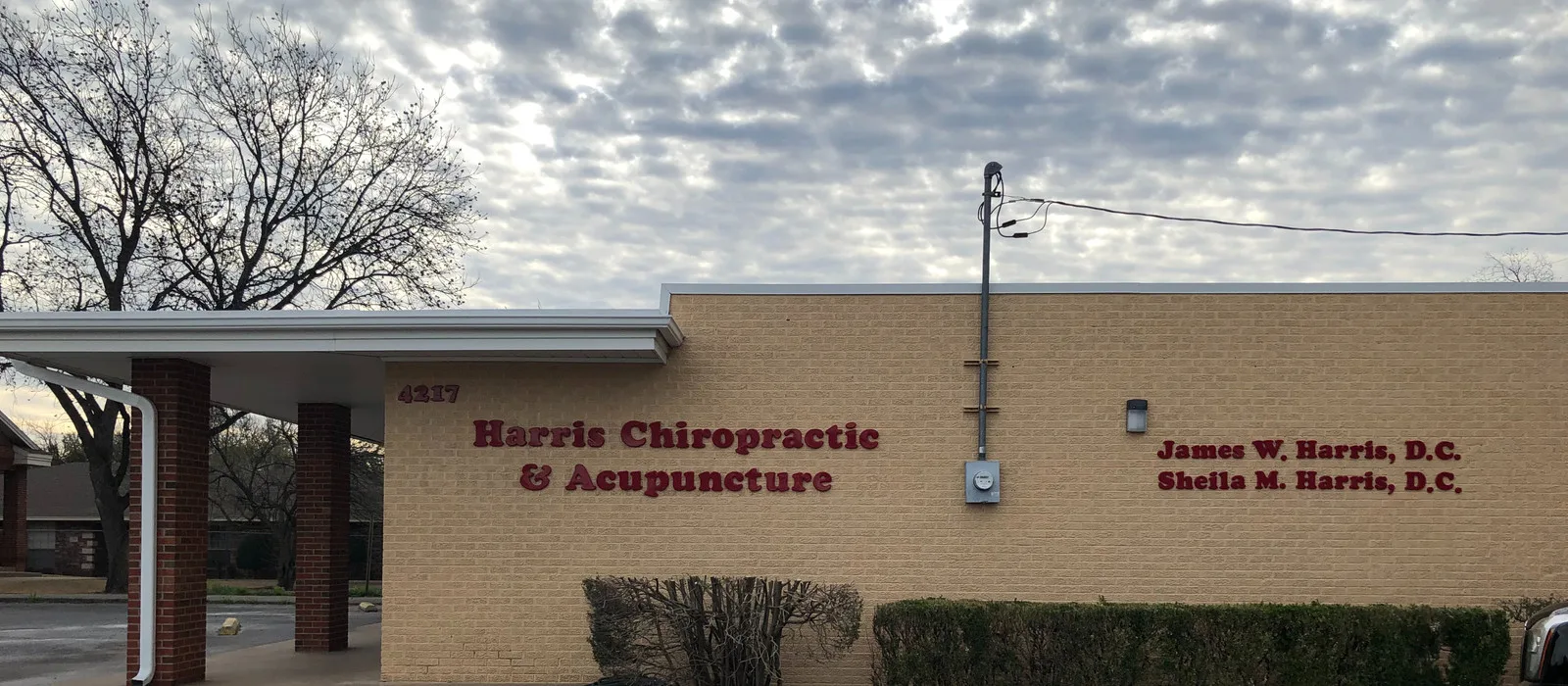 The Harris Chiropractic & Acupuncture clinic exterior in Wichita Falls, Texas